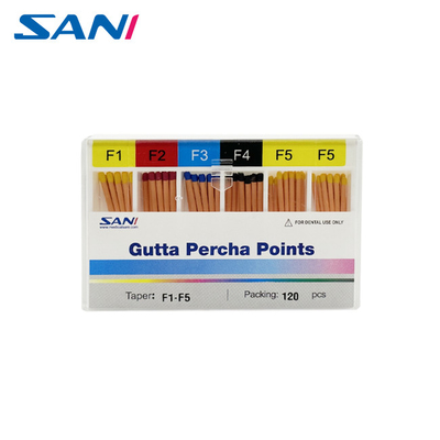 Стоматологическая эндодонтика Gutta Percha Points Taper 02/04/06/F1-F5 С сертификатом CE